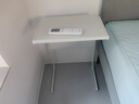 宜家（IKEA）BRUKSVARA布瓦拉邊桌工作臺移動(dòng)床邊辦公電腦桌沙發(fā)桌 白色 曬單實(shí)拍圖