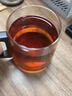 玻璃杯水杯泡茶杯耐高溫辦公室家用主人茶水杯馬克杯咖啡杯帶把手 【透明色】木語(yǔ)單杯400ml1只 曬單實(shí)拍圖