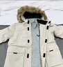 駱駝（CAMEL）戶外極寒派克工裝毛領(lǐng)情侶款羽絨服保暖加厚中長(zhǎng)款外套 曬單實(shí)拍圖