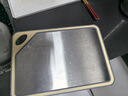 京東京造 菜板 砧案板家用廚房切菜板304不銹鋼【雙面使用】36*25*0.9cm 曬單實(shí)拍圖
