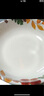 舍里美式鄉(xiāng)村波西米亞陶瓷餐具菜盤深盤淺口菜盆釉下彩蓋澆飯盤子 南瓜- 8英寸 單個入 曬單實拍圖