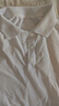 幼嵐（ALLBLU）allblu幼嵐【珠地校服POLO衫】?jì)和疶恤男童女童25春季新襯衫涼感 亮白色（男款短袖） 160 cm 曬單實(shí)拍圖
