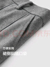 森馬（Semir）森馬半身裙女仿毛呢裙子24冬新款A(yù)字百褶裙遮胯顯瘦109724120001 曬單實(shí)拍圖