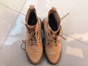 Jeep吉普男靴輕便戶(hù)外春季高幫馬丁靴男女情侶款防滑加絨徒步登山皮鞋 駝色（男款-運動(dòng)碼）單層 41 曬單實(shí)拍圖