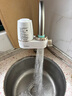 美的（Midea）凈水器水龍頭過(guò)濾器家用自來(lái)水過(guò)濾器凈水器直飲廚房衛生間通用除余氯除水垢雙出水可清洗濾芯 微氣泡一機2芯【12級去除農殘】 曬單實(shí)拍圖