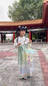 G.DUCKKIDS童裝漢服女童春秋季新款中國風(fēng)唐裝古風(fēng)兒童旗袍女孩古裝春秋裙子 粉色長(cháng)袖春秋 130 （建議身高120cm 8-9歲）cm 曬單實(shí)拍圖