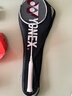 YONEX尤尼克斯羽毛球拍天斧進(jìn)攻高磅全碳素進(jìn)階AX10白亮黑已穿線(xiàn)附手膠 曬單實(shí)拍圖