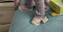 江博士學(xué)步鞋步前鞋秋季男女童卡通幼兒步前鞋童鞋B13243W010粉紅/米22 曬單實(shí)拍圖