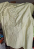 皮爾卡丹中國風(fēng)復古斜襟盤(pán)扣棉麻刺繡襯衫女夏季純色顯瘦圓領(lǐng)小衫短袖上衣 青豆黃 M 曬單實(shí)拍圖