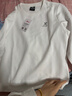 特步（XTEP）衛衣女裝秋季新款寬松顯瘦圓領(lǐng)休閑上衣純色套頭衫大碼女士運動(dòng)服 【常規款】白色 M 165 曬單實(shí)拍圖