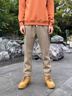 真維斯（Jeanswest）工裝束腳哈倫褲男士2026秋冬新款寬松舒適時(shí)尚百搭運動(dòng)休閑褲子 卡其 XL 曬單實(shí)拍圖