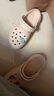 crocs卡駱馳厚底云朵洞洞鞋|206750 石英粉-6UR 39(250mm) 曬單實(shí)拍圖