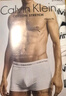 Calvin KleinCK 男士平角內(nèi)褲套裝套盒 3條裝 送男友禮物 U2664G 998黑白灰 S 曬單實拍圖