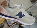 新百倫男鞋官方正品春夏574系列運動(dòng)鞋男女鞋n字跑鞋男情侶休閑阿甘鞋女 NB574灰藍 男女同款 43 曬單實(shí)拍圖