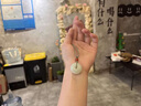 丹菲蒂（DANFEIDI）和田玉吊墜女男水晶瑪瑙翡翠玉石南紅散珠晴水玉墜平安扣項鏈 直徑約25mm，厚約5mm 曬單實(shí)拍圖