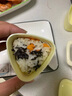 OEINGdiy米飯團神器日本日式三角壽司飯團模具套裝寶寶飯團磨具食品級 【米白色】2個(gè)小號+小飯勺 曬單實(shí)拍圖