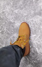 添柏嵐（Timberland）官方踢不爛男鞋新大黃靴戶外防污防潑水|A27TP A27TPW/小麥色 TB1 僅批次不同 41 鞋內(nèi)長：25.5cm 曬單實(shí)拍圖