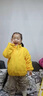 G.duck小黃鴨童裝兒童沖鋒衣夾棉三合一薄款男女童寶寶小孩春秋冬外套裝 黃色【夾棉外套+羽絨內(nèi)膽】 110 建議身高100-110cm 曬單實(shí)拍圖