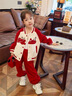 G.DUCKKIDS童裝女童春裝套裝兒童衣服女孩春秋季亮片兔子棒球服外套寶寶秋裝 粉色【紅袖亮片兔子款】 110 尺碼4~5歲【100-110cm】 曬單實(shí)拍圖