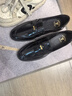 思加圖新款曼徹斯特少年復古樂(lè )福鞋一腳蹬單鞋女鞋EYI01CA4 英倫黑 39 曬單實(shí)拍圖