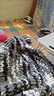 途尊貓尾巴特粗冰條線(xiàn)圍巾diy材料毛線(xiàn)彩虹冬季蓋毯加厚毛毯手工編織 黑白灰 兩團- 可勾圍巾 曬單實(shí)拍圖