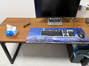 甄嚴選電腦桌臺式學(xué)生家用辦公書(shū)桌簡(jiǎn)易學(xué)習寫(xiě)字桌子臥室簡(jiǎn)約電競游戲桌 【加厚臺面】胡桃色160*60CM 曬單實(shí)拍圖