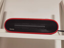 格力（GERE）同款暖風(fēng)機辦公室小型桌面下取暖器usb充電式移動(dòng)小太陽(yáng)便攜暖手寶小功率宿舍電暖器 火熱紅【旗艦版】PTC發(fā)熱-低噪無(wú)光-傾倒斷電-宿 0mAh 曬單實(shí)拍圖