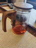 能帥2025新款磁吸飄逸杯泡茶壺茶水分離一鍵過(guò)濾全玻璃內膽高端胡桃木 圓臺透明茶壺套裝 750ml 曬單實(shí)拍圖