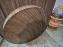 正宗越南紅鐵木砧板切菜板家用抗菌粘板圓形案板實(shí)木刀板菜墩加厚 直徑46*厚5cm鋼圈包邊正宗紅鐵木 曬單實(shí)拍圖