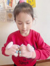 語(yǔ)嬉兒童2025庫洛米手套冬季保暖防凍男女童美甲DIY寶寶加厚五指手套 粉美樂(lè )蒂 3-12歲 曬單實(shí)拍圖