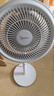 美的（Midea）【暴風(fēng)循環(huán)】空氣循環(huán)扇大風(fēng)量搖頭電風(fēng)扇家用臺(tái)式落地扇輕音臥室節(jié)能小風(fēng)扇柔風(fēng)輕羽扇 FGA24TQ 曬單實(shí)拍圖