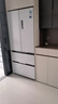 美的（Midea）M60系列520純平全嵌法式多門(mén)四開(kāi)門(mén)家用冰箱超薄雙系統循環(huán)大容量無(wú)霜BCD-520WUFPZM(E)白國家補貼 曬單實(shí)拍圖