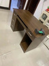 歐貿電腦桌臺式機帶抽屜書(shū)桌家用工作臺簡(jiǎn)約現代辦公桌椅臥室輕奢桌子 100cm四抽深胡桃 曬單實(shí)拍圖