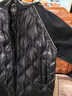 波司登（BOSIDENG）奧萊專(zhuān)供秋冬羽絨服春秋短款鵝絨情侶款簡(jiǎn)約休閑輕薄外套 【店長(cháng)推薦】黑色8056 M 165/88A 曬單實(shí)拍圖