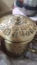 瑜有說(shuō)黃銅竹節百福杯銅茶缸家居茶道擺件古玩銅器收藏帶蓋把 1個(gè)全黃銅-百福竹節茶缸（） 標準 曬單實(shí)拍圖