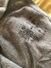 無印良品（MUJI）女式 羅紋編織 高腰短褲 女士內(nèi)褲女生 三角褲 FCE28C5A 灰色 L (165/90A) 曬單實拍圖