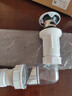 恒潔（HEGII）洗手盆下水器 面盆防臭下水管翻板一體式下水器帶溢水口HMX150 曬單實(shí)拍圖