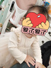 班喜迪女童連衣裙秋裝兒童公主裙洋氣女寶寶蓬蓬裙周歲禮服春秋兒童裙子 米色 80 曬單實拍圖