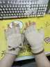 察今戶(hù)外騎車(chē)手套女冬學(xué)生寫(xiě)字半指翻蓋可愛(ài)韓版保暖針織毛線(xiàn)露指觸屏 粉色 曬單實(shí)拍圖