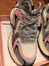 他她（TATA）銀色老爹鞋女厚底顯高運動(dòng)鞋女休閑鞋秋新款DGAG1AM4 銀/粉/灰 39 曬單實(shí)拍圖