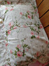 富安娜床上四件套純棉100%全棉床單床品套件單雙人被套汐顏203*229cm家居館 曬單實(shí)拍圖