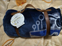 名創(chuàng  )優(yōu)品（MINISO）哈利·波特系列帶帽休閑毯 拉文克勞 曬單實(shí)拍圖