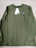 軍旅風(fēng)軍綠色印花長(cháng)袖t恤男女2025秋季休閑百搭軍訓打底長(cháng)T上衣QP 小狼頭投領(lǐng)圓領(lǐng)長(cháng)袖軍綠色 XL 曬單實(shí)拍圖