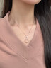 顏如飾玉髓大肚佛吊墜925銀項鏈女輕奢氣質(zhì)鎖骨鏈新款生日禮物送女朋友 L2076玫瑰金色_大肚佛玉髓吊墜項鏈 曬單實(shí)拍圖