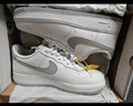 耐克NIKE緩震板鞋男空軍一號 AIR FORCE 1運動(dòng)鞋 FJ4146-100白灰42 曬單實(shí)拍圖