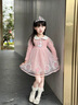 G.DUCKKIDS女童愛莎公主裙春裝春秋洋氣裙子2025新款兒童寶寶春季艾莎連衣裙 粉紅色 加包包 100 曬單實(shí)拍圖