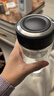 希樂玻璃杯雙層玻璃水杯高顏值男士商務(wù)辦公茶水分離杯便攜泡茶杯子 曬單實拍圖