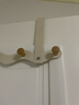 虎先森門(mén)后掛鉤掛衣架免打孔臥室門(mén)上衣服包包收納門(mén)口置物架6鉤 曬單實(shí)拍圖
