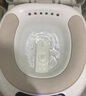 京嚴電動(dòng)坐浴盆男女免蹲痔瘡孕婦產(chǎn)后洗屁股盆專(zhuān)用泡藥熏洗神器馬桶盆 象牙白【PU軟墊-99%抑菌】 3檔調節/實(shí)時(shí)測溫/雙水注清洗 曬單實(shí)拍圖