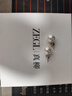 ZEGL珍珠耳釘純銀耳飾女925銀針耳環(huán)高級感輕奢生日禮物送女友 曬單實(shí)拍圖